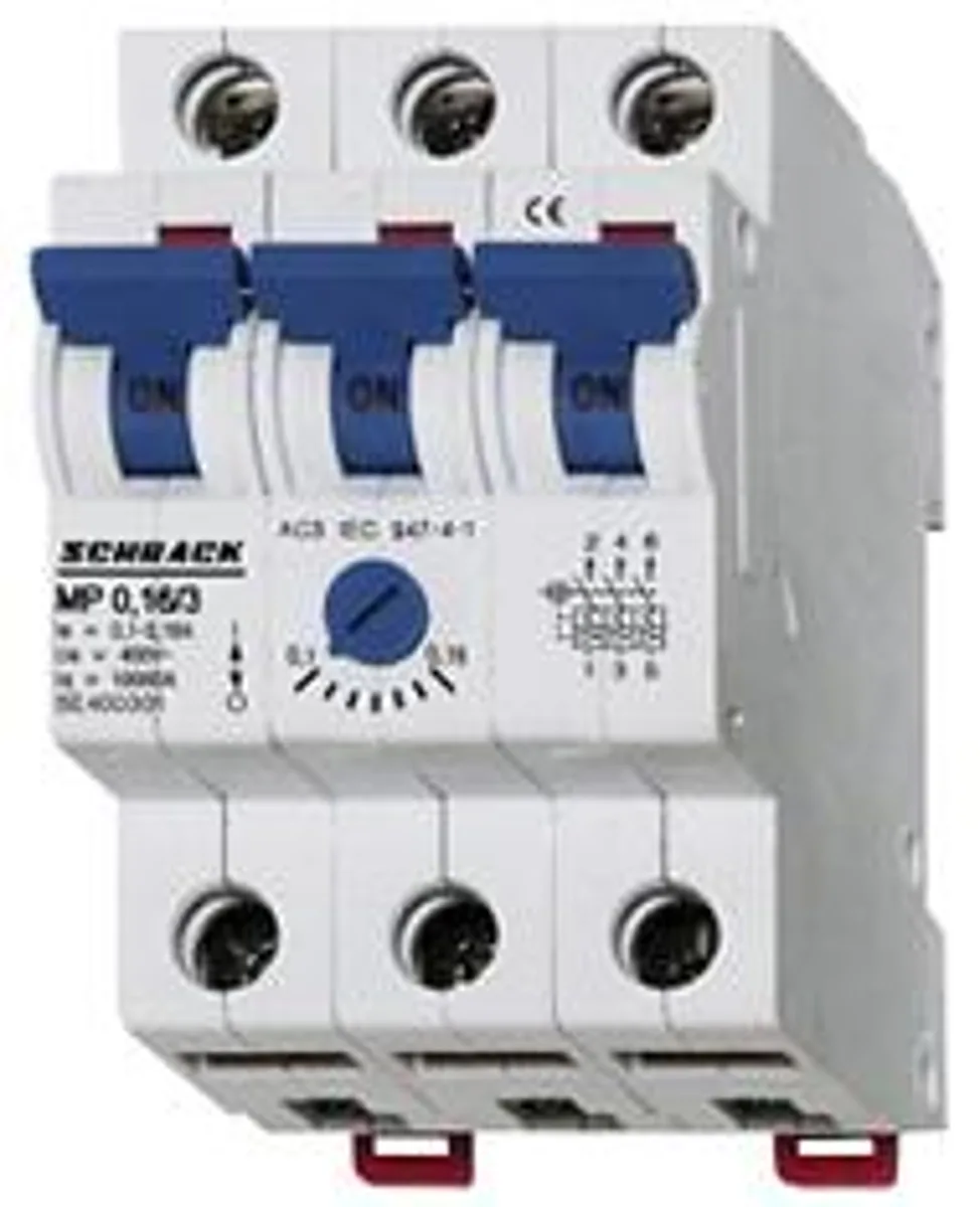Motor Protection Circuit Breaker 0.16-0.25A/3 BE4