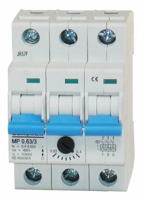 Motor Protection Circuit Breaker 0.40-0.63A/3 BE4