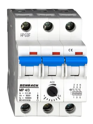 Motor protection switch 2.5-4A/3 BE4