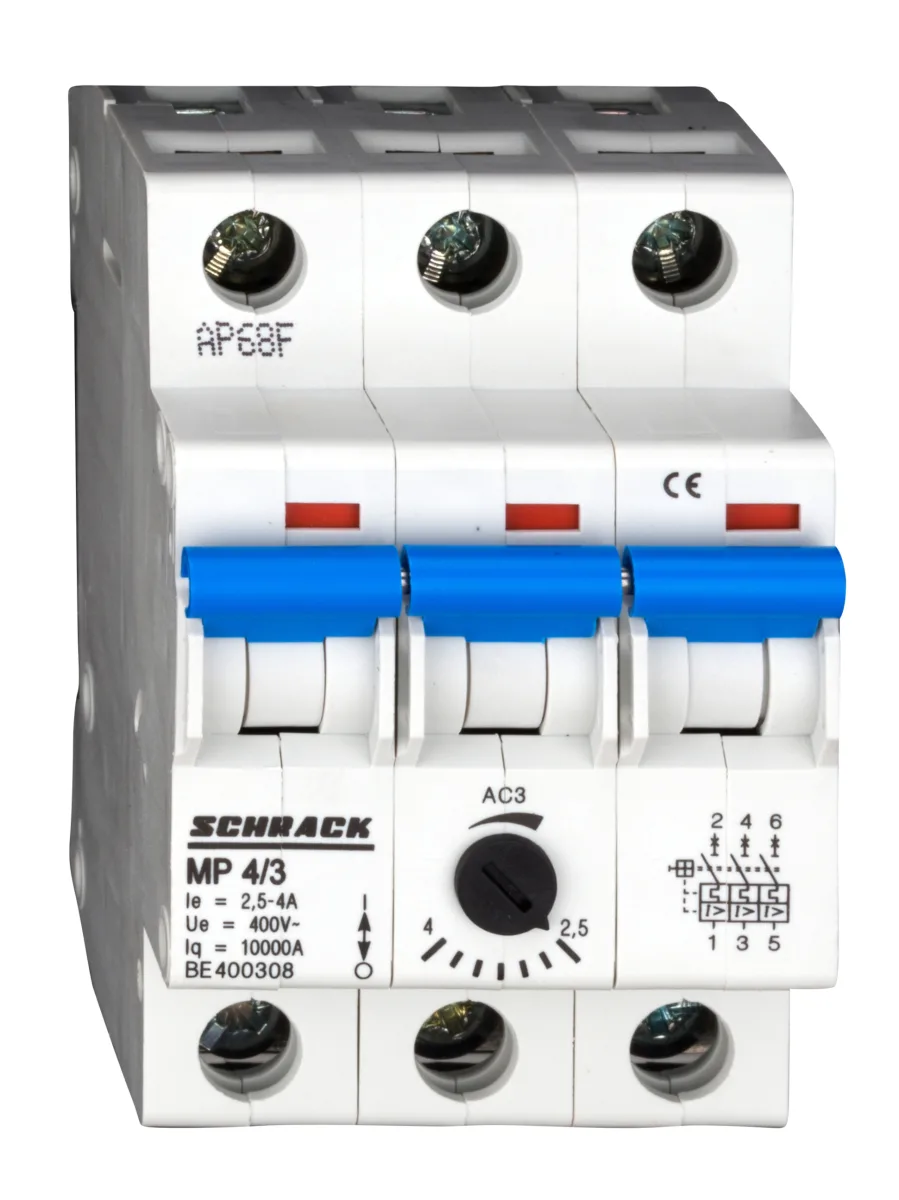 Motor protection switch 2.5-4A/3 BE4