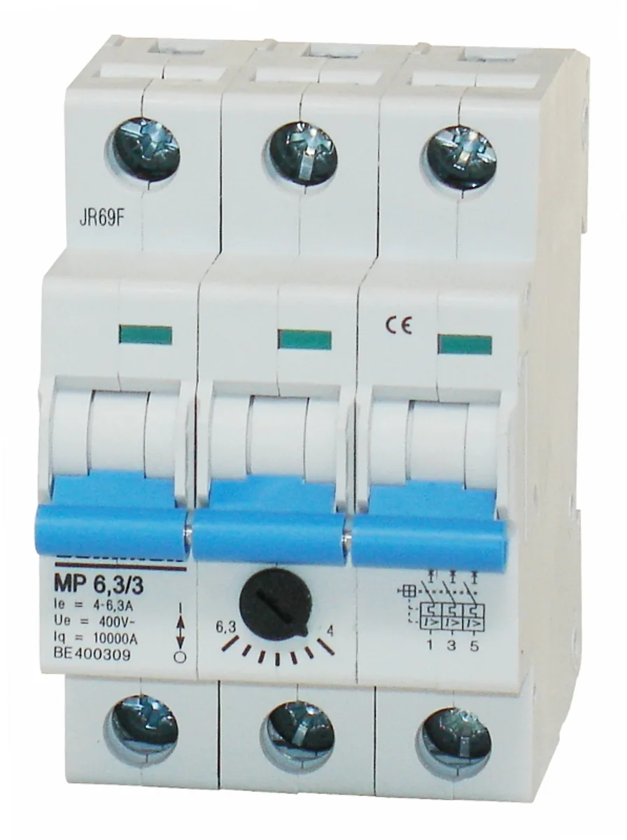 Motor Protection Circuit Breaker 4.0-6.3A/3 BE4