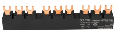 3-Phase Bus Bar for 3×BE5, 45mm, Fork Type UL