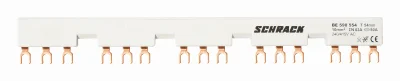 3-phase busbar for 5xBE5, 54mm, fork connection
