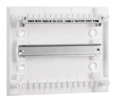 Щит накладной, 1-ряда, 12+2 модуля, металл.дверца, IP30