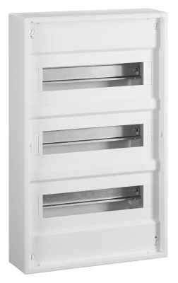 Щит накладной, 3-ряда, 36 модулей, без дверцы, IP30