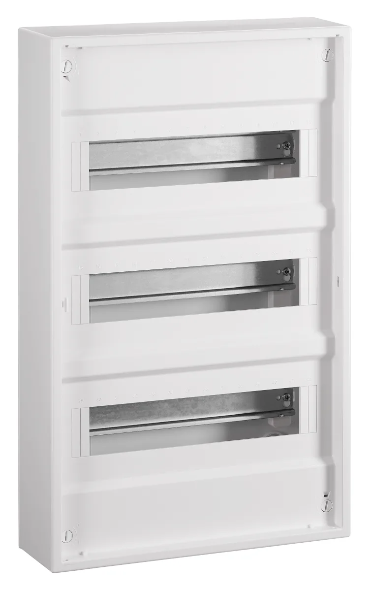 Щит накладной, 3-ряда, 36 модулей, без дверцы, IP30