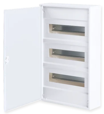 Щит накладной, 3-ряда, 36+6 модуля, металл.дверца, IP30