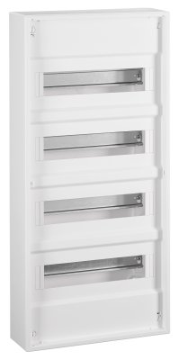 Щит накладной, 4-ряда, 48 модулей, без дверцы, IP30