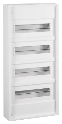 Щит накладной, 4-ряда, 48 модулей, без дверцы, IP30