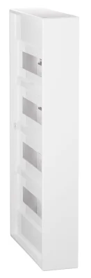 Щит накладной, 4-ряда, 48+8 модуля, металл.дверца, IP30