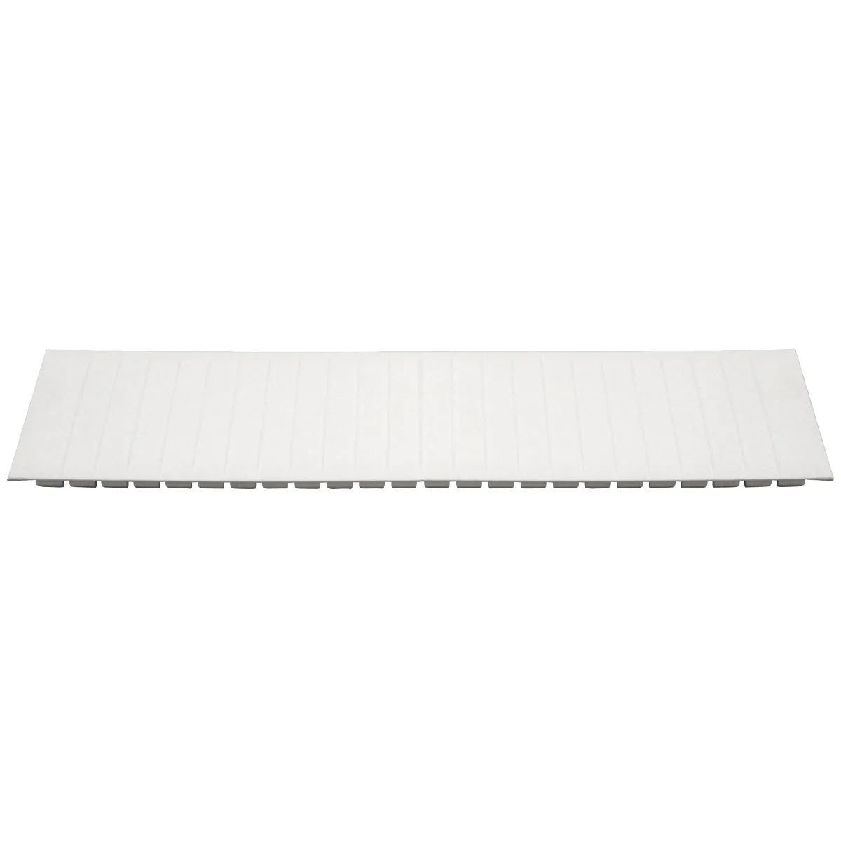 Полоса-заглушка, рифленая (12 модулей), белая