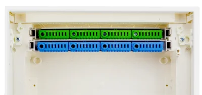 Щит встраиваемый KVM, 3 ряда, 36+6 мод, металл.дверца