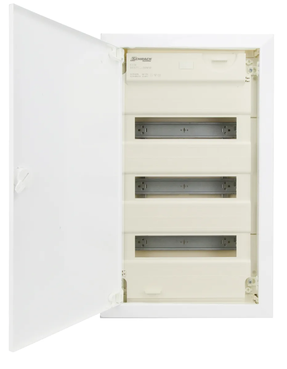 Щит встраиваемый KVM, 3 ряда, 36+6 мод, металл.дверца