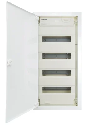 Щит встраиваемый KVM, 4 ряда, 48+8 мод, металл.дверца