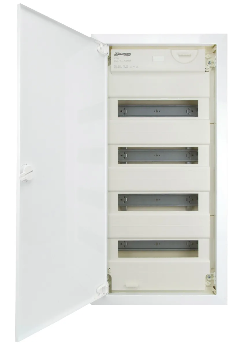 Щит встраиваемый KVM, 4 ряда, 48+8 мод, металл.дверца