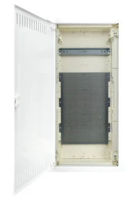 Щит IT встраиваемый MVM, 4 ряда, 12+2 мод + монтажная панель, кирп.