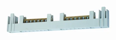 Recessed Distribution Board, 1 Row, 8 Modules, Transparent Door