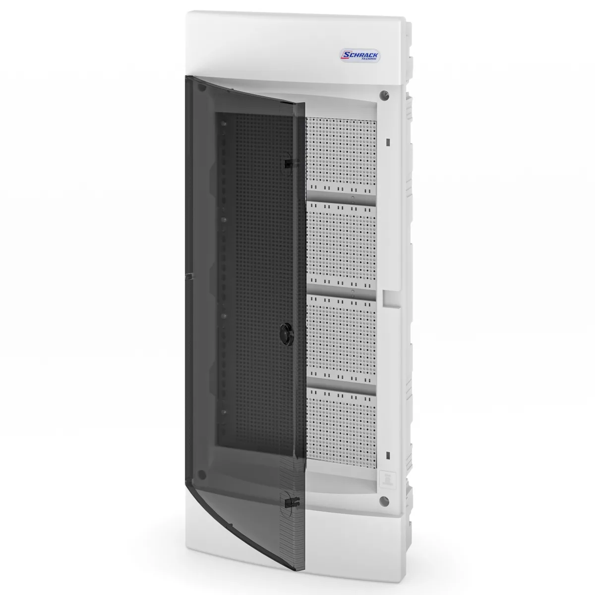 Щит встраиваемый IT-4, 4 монт. панели, прозрачный пластик, TOPO