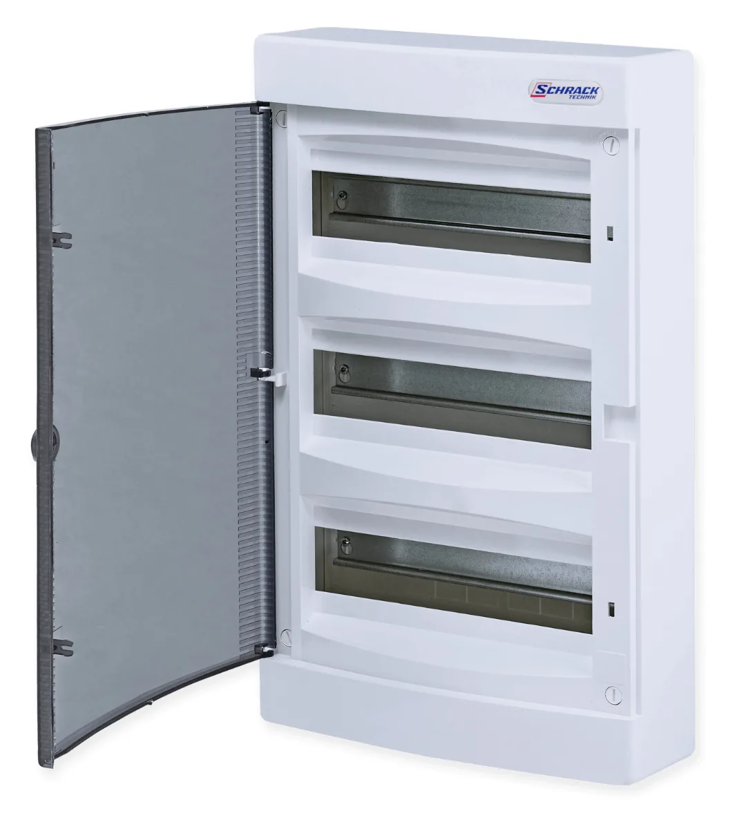 Щит накладной, 3 ряда, 36 мод, прозр.дверца