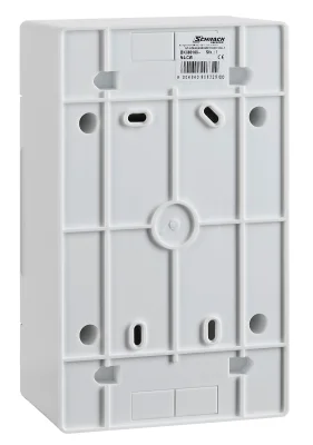 Recessed Distribution Board, 1 Row, 4 Modules, White Door