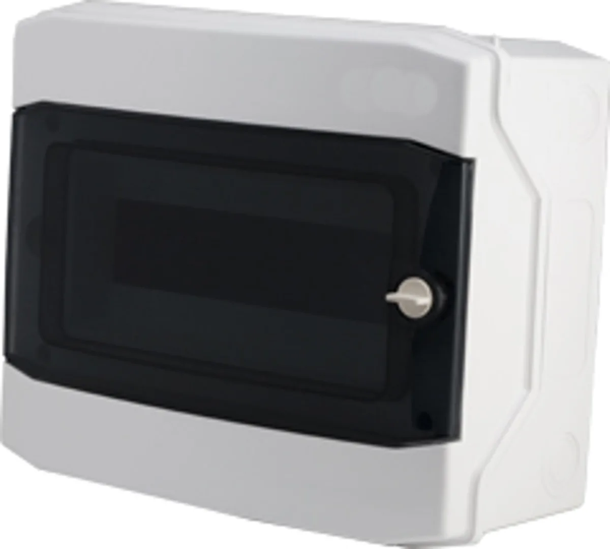 Щит накладной, 1  ряд, 12 мод, прозр.дверца, IP65