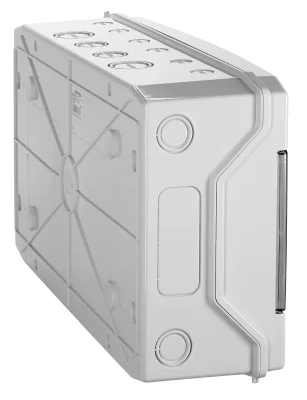 Щит накладной, 1 ряд, 18 мод, прозр.дверца, IP65