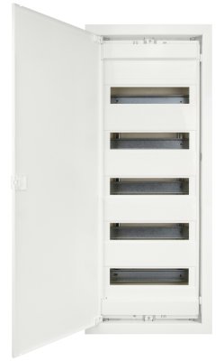 Щит встраиваемый, 5 рядов, 60+10 мод, металл.дверца, для кирп. стен