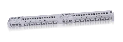 Клеммная колодка N/PE 14x4 мм.кв. пружинные клеммы