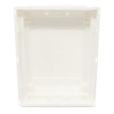 Flush-mounted modular panel, 2-row, 24+4 modules, transparent door