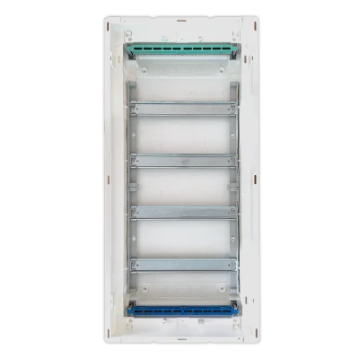 Щит встраиваемый, 4-рядн., 48+8 модулей, прозр.дверца