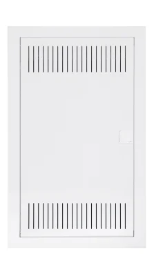 Door and frame for enclosure, 3-row, 12+2 modules + 2 mounting panels