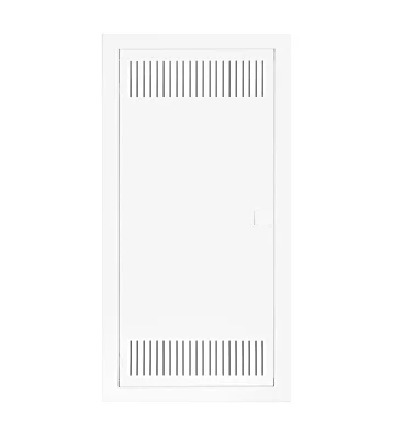 Recessed combined distribution board, 24+4 modules+2 IT mounting panels, metal door