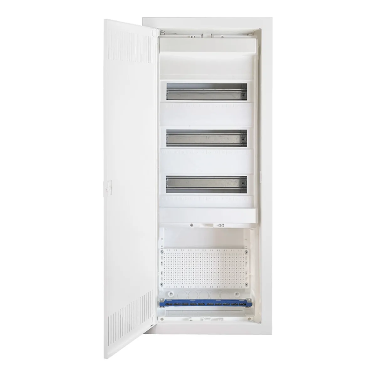 Щит встраиваемый, комбинированный, 36+6мод.+1 IT монт. панели, металл.дверца