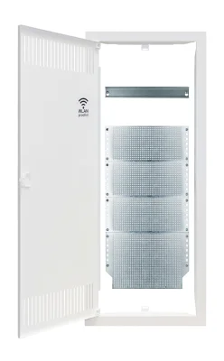 Дверь и рама щита, 5-рядн., 12+2 модулей + 3 монтажные панели