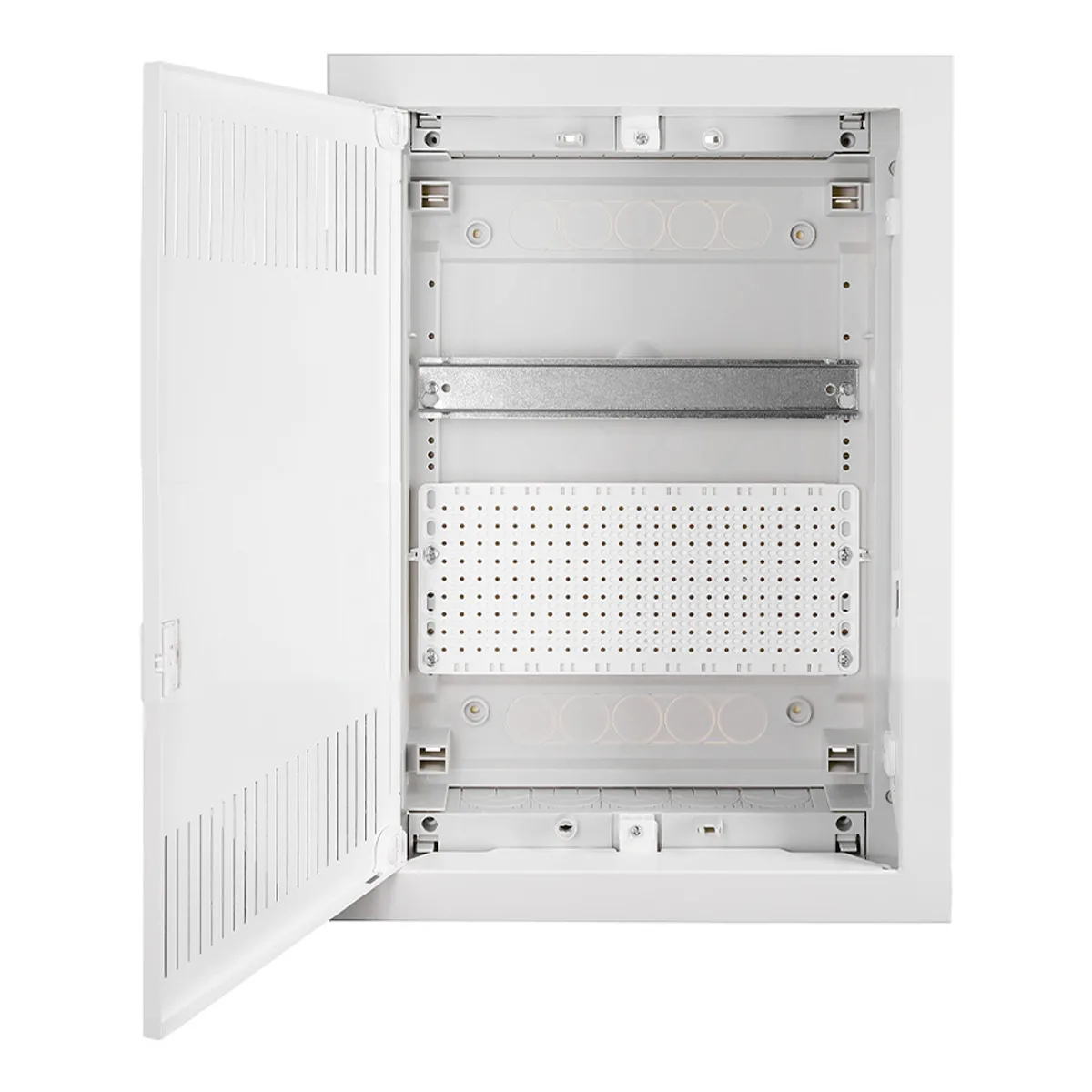 Щит встраиваемый IT 2-рядн., 12+2 модулей + пластиковая монтажная панель