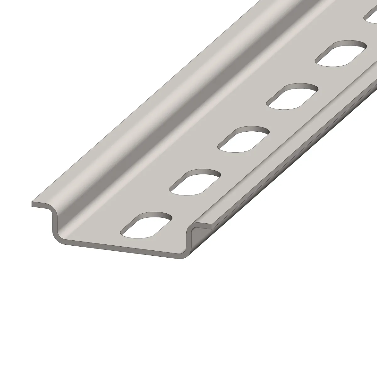 Рейка DIN перфорированная, 2м