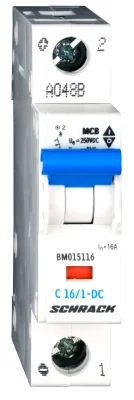Автоматический выключатель DC C16/1, 10kA