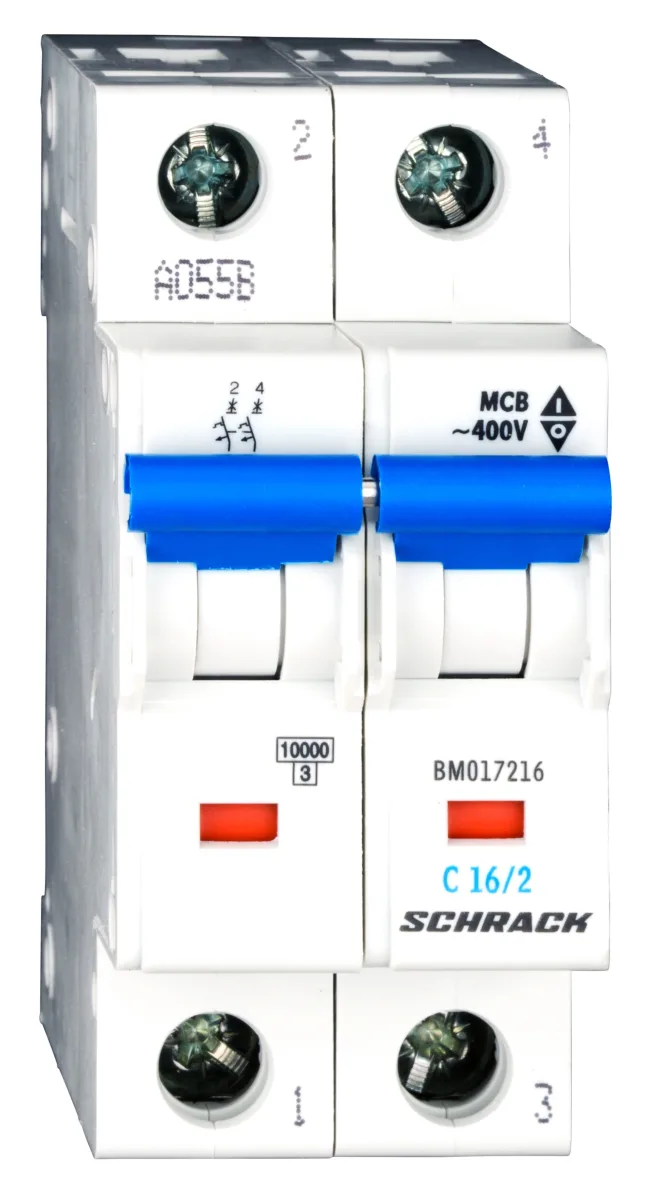 Автоматический выключатель BM C16/2, 10kA