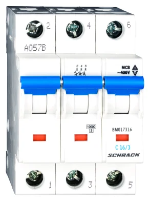 Автоматический выключатель BM C16/3, 10kA