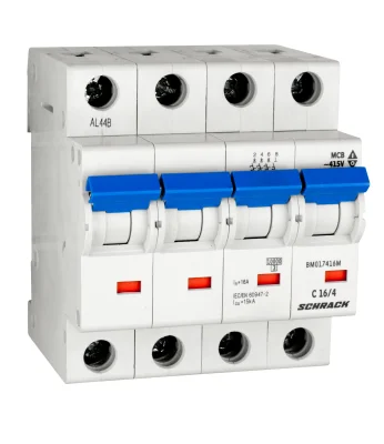 Автоматический выключатель BM ME C16/4, 10kA