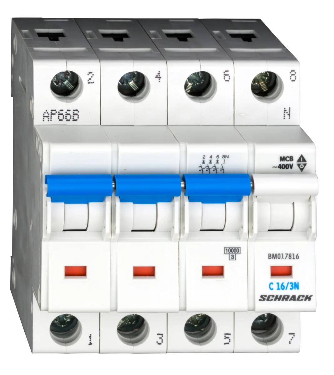 Автоматты ажыратқыш BM C16/3+N, 10kA