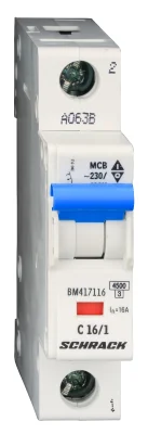 Автоматический выключатель BM C16/1, 4.5kA