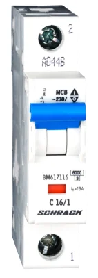 Автоматический выключатель BM C16/1, 6kA