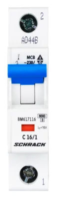 Автоматты ажыратқыш BM C16/1, 6kA