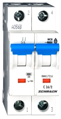 Автоматический выключатель BM C16А/2, 6кА