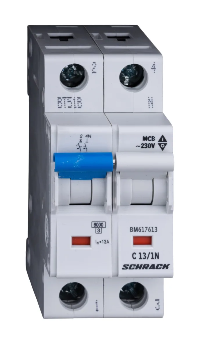 Автоматический выключатель BM C13/1+N, 6kA