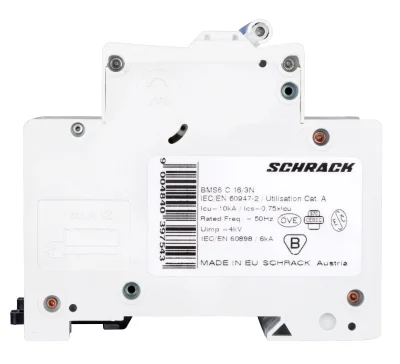 Автоматический выключатель BM C16/3+N, 6kA