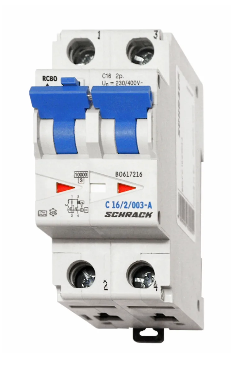 RCCB C16A/1+N/10kA30mA/A, Series B