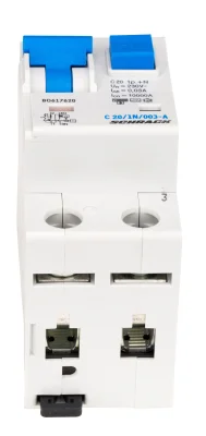 RCCB C20A/1+N/10kA/30mA/A, Series B
