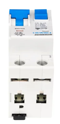 АВДТ C25А/1+N/10кА/30мА/A, B сериясы